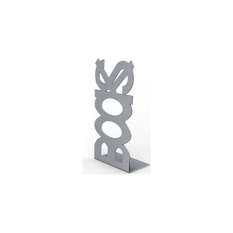 10 pcs serre-livres en acier mod livres couleur argent (1/2)