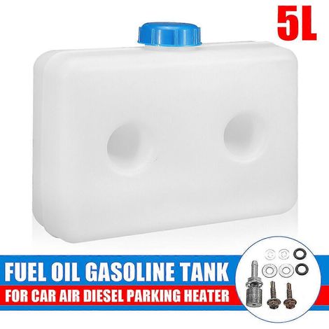 Réservoir de fioul domestique 5L en plastique à 2 trous pour chauffage, 30 x 20 x 8,5 cm (1/5)