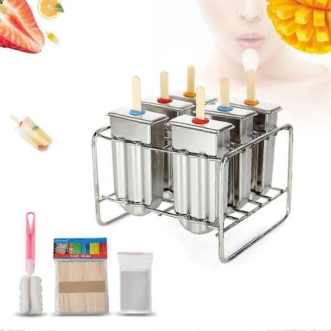 Moule Glace en acier inoxydable avec support boutons (1/4)