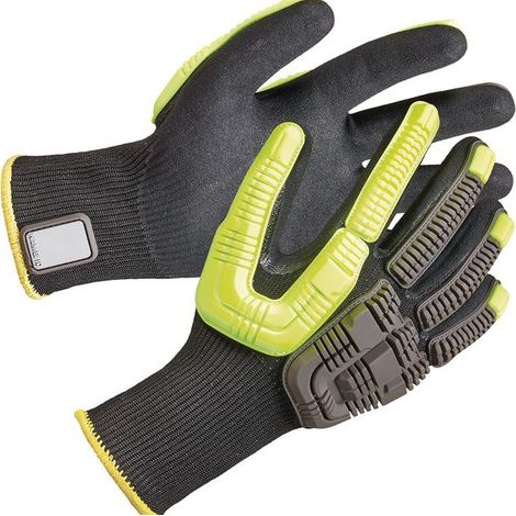 Gants de manutention Honeywell Safety Rig Dog taille 9 - L, Résistant à l'abrasion/coupures, 6 Paires, Noir ( Prix pour Paquet de 6 Paires )