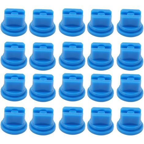 20 Pcs Flat Fan Spray Nozzles, Even Spray Distribution, 110 Degree Agricultural Sprayer Atomizing Nozzle for Spray Cleaning (1/5)