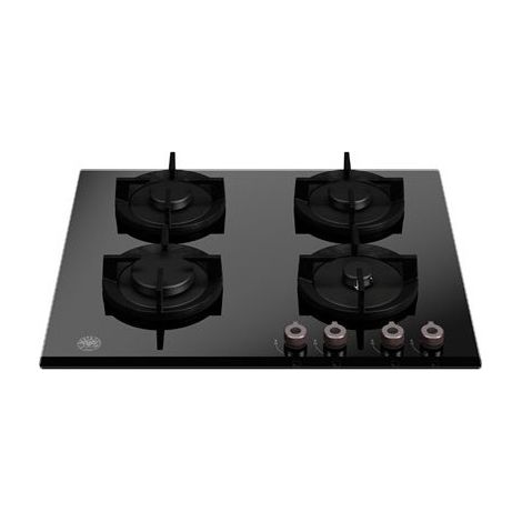 Bertazzoni P604PROGNE piano cottura Nero 60 cm Gas 4 Fornelli (1/2)