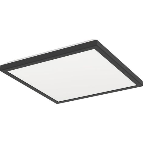 Eglo LED Deckenleuchte Rovito schwarz 29 x 29 cm warmweiß-kaltweiß (1/2)