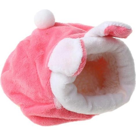 Nid douillet pour hérisson et écureuil en coton cartoon, lit chaud pour petit animal, panier de repos pour chambre, literie moelleuse et confortable. (1/4)
