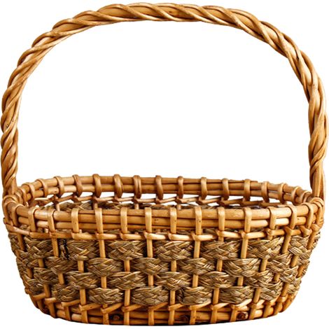 Weidenkorb im traditionellen Stil mit Deckel – 3er-Set Körbe zum Verschenken und Aufbewahren – 44 x 34 x 15 cm, 36 x 27 x 13 cm, 31 x 21 x 11 cm – Naturmaterial und handgeflochten (1/5)
