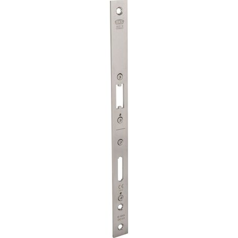 BKS Adapterstulp für Fluchttürschlösser Serie 18, eckig, 320x24x3 mm, Edelstahl