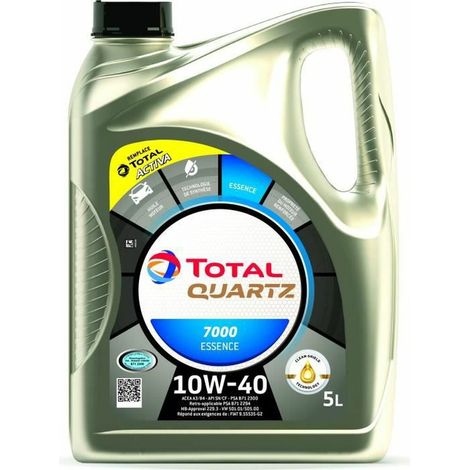 Huile moteur - TotalEnergies - Quartz 7000 essence 10W-40 - 5L
