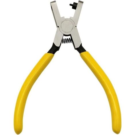 Pliers to bracelet for shown, pliers perforatrice universal 2 mm for adjust the length of the bracelet in leather, gray (1/5)