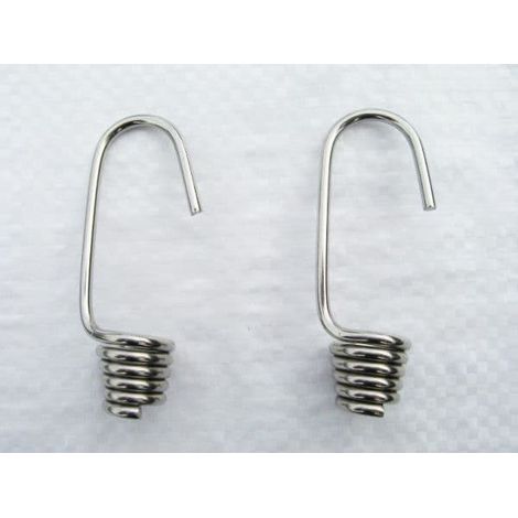 Bungee Cord Hooks Stainless Steel 8MM X2 (Steel Wire Elastic Shock Cord Ends)