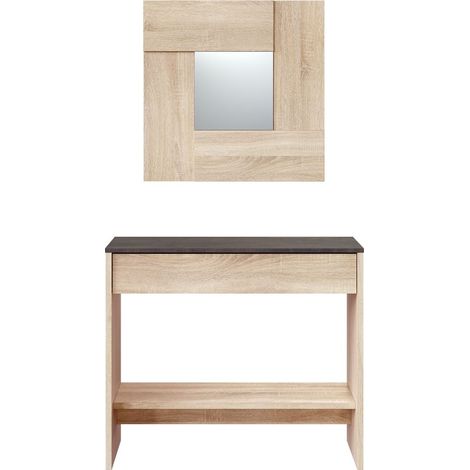 Mobile da Ingresso - Marrone Rovere 33x92x79h cm (1/5)