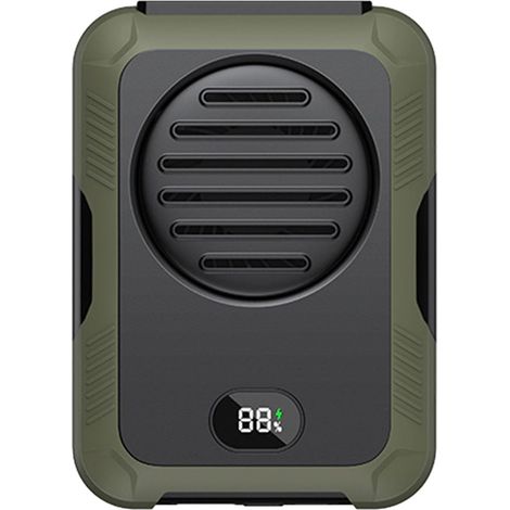 Ventilateur Portatif Ceinture - Ventilateur Corps 6000 mAh - Pour Extérieur Bureau Jardin - 1 Pièce (1/5)