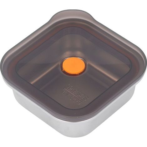 Boîte de conservation sous vide en acier inoxydable 316, style bento, pour réfrigérateur, 500 ml (1/5)