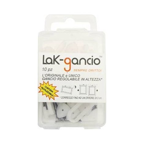 10 PIÈCES CROCHET LAK AVEC RÉGLAGE EN HAUTEUR