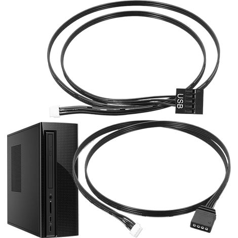 Câble RGB Rallonge 12V Rallonge de câble RGB pour ordinateur pour Ventilateur, Watercooling, Processeur, Moniteur, Domestique, Joueur (1/5)