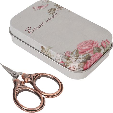 Mini ciseaux de poche rétro, ciseaux de maquillage, ciseaux à fleurs, ciseaux pour loisirs créatifs, ciseaux à point de croix, ciseaux à couture (1/5)