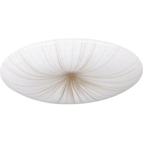 Eglo NIEVES 1 plafón blanco dorado 31 cm LED 1100 lúmenes