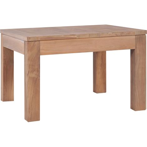 Maison Exclusive - Couchtisch Massivholz Teak Natur 60x60x40 cm