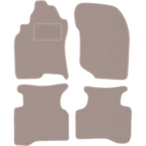 Tapis en velours beige pour : Nissan X-Trail I T30 SUV (2001-2007)