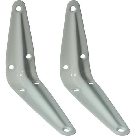 Supports d'étagère blancs de 10,2 x 7,6 cm Motif Londres (1/2)