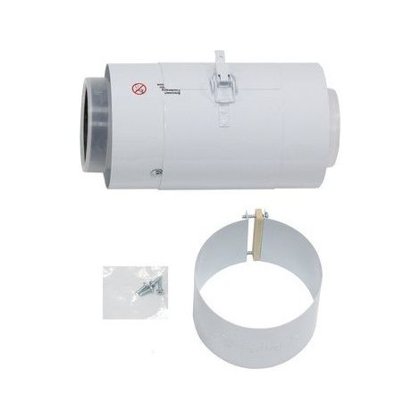 Vaillant Reinigungsöffnung Brennwert Luft-/Abgasführung, PP, 80/125 mm, 0,25m, 303218 (1/3)