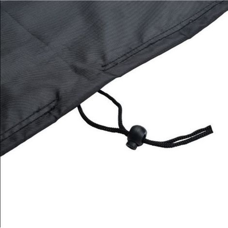 Housse de Protection - Chaise de Jardin - Tissu Oxford 210D - Imperméable Anti-UV - 65x65x80/120 cm - Noir - 1 Pièce (1/4)