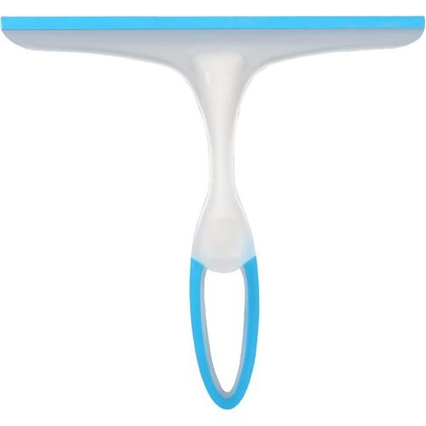 Raclettes à vitres, essuie-glaces en caoutchouc pour salle de bain, cuisine et voiture - Manche bleu 1P. (1/4)