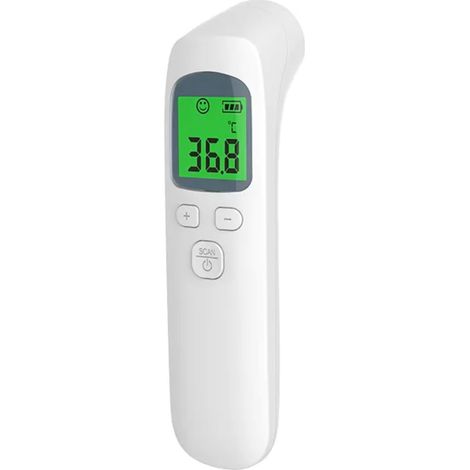 Extralink Termometro Numérique sans contact, Termometro Bebe avec commutation entre ℃ et ℉, Three Colours, Thermomètre infrarouge haute précision, design ergonomique, parfait pour les adultes et les e (1/4)