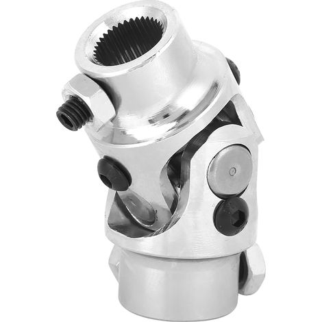 Arbre de direction joint universel 3/4-36 cannelures X 3/4in DD pour machines de meulage et niveleuses, compatible Mustang (galvanoplastie) (1/5)