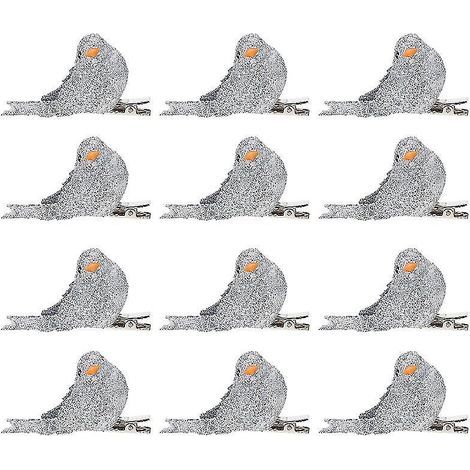 12 Weihnachtsvogel-Dekorationen (1/3)