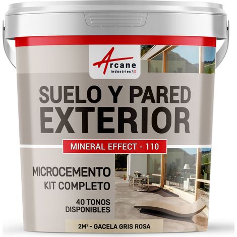 Microcemento para exteriores: suelos, muros, terrazas, balcones, escaleras