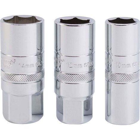 Clés et douilles Draper 3 pièces anneau moleté insert caoutchouc