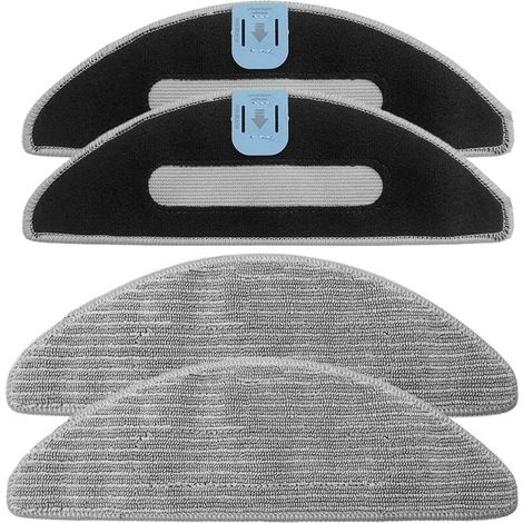 4 Pezzi Panno di Ricambio per iRobot Combo i8 / i8+ / i5 / i5+ / j5 / j5+ Accessori Aspirapolvere Robot, Panni Microfibra Lavabili e Riutilizzabili (1/5)