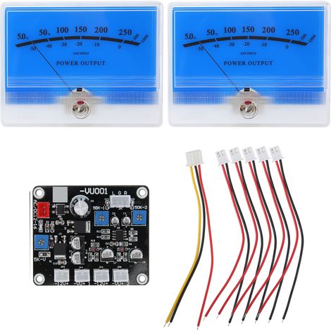 TS-DB90A-L Steuerplatine für 2 VU-Meter mit Hintergrundbeleuchtung, ideal für DIY-Tonstudios. (1/5)