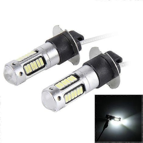 2 microcontrôleurs H3 10W 30 LED SMD-4014 Phare antibrouillard de voiture DC 12V-Yvan (1/5)