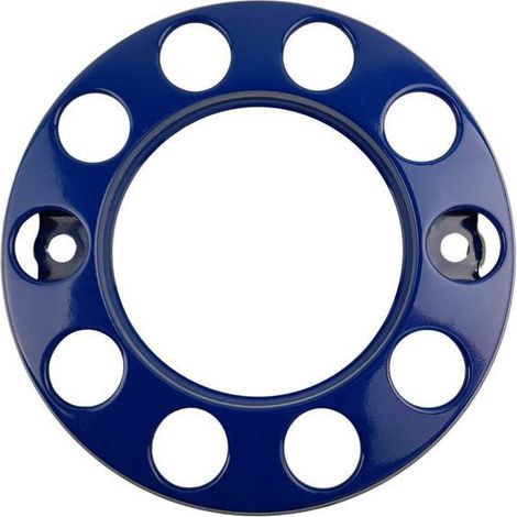 Embellecedor de rueda - 22,5" - 10 agujeros - Color azul - Universal para camiones
