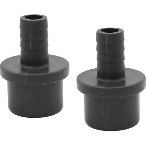 Lot de 2 connecteurs de tuyau en plastique - Adaptateur de couplage droit diamètre extérieur de la douille 32 mm, diamètre extérieur 16 mm (1/5)
