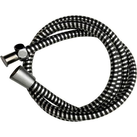 Flexible de Douche en PVC "Hydro" 2m Noir (1/2)