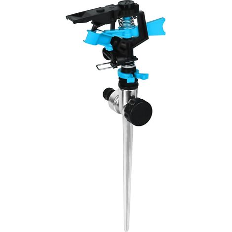 XTDMJ Garden Sprinkler Pulse Sprinkler 3/4" Circle Pulse Lawn Sprinkler Pulse Garden Sprinkler Rotary Sprinkler System with Quick Coupling Large Area (1/5)