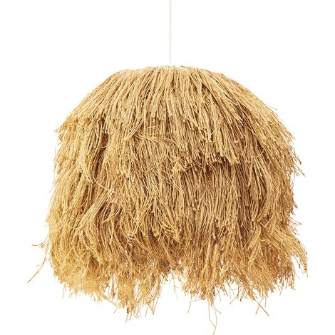ute Ceiling Lamp - Boho Bali Design Hanging Lamp - Lien Natural (1/5)