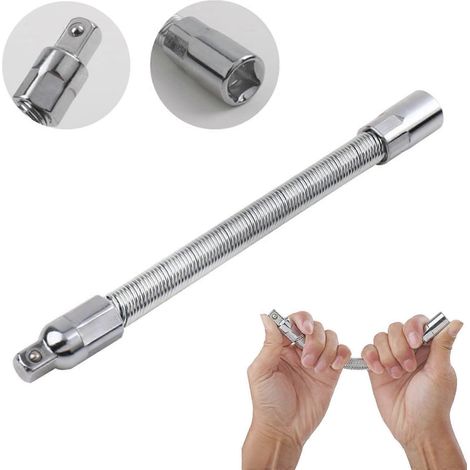Rallonge universelle pour clé électrique, tête d'entraînement pour douille 1/2", ensemble de rallonges flexibles pour douilles (1/5)