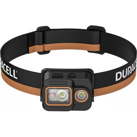 Duracell DH700R Linterna frontal negra, naranja (1/5)