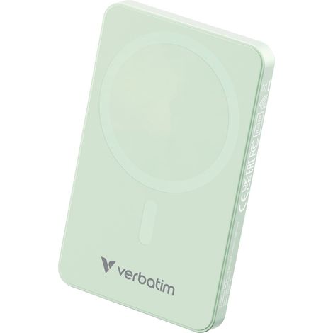 Verbatim Charge 'n' Go Essentials 5000 mAh Kabelloses Aufladen Grün (1/3)