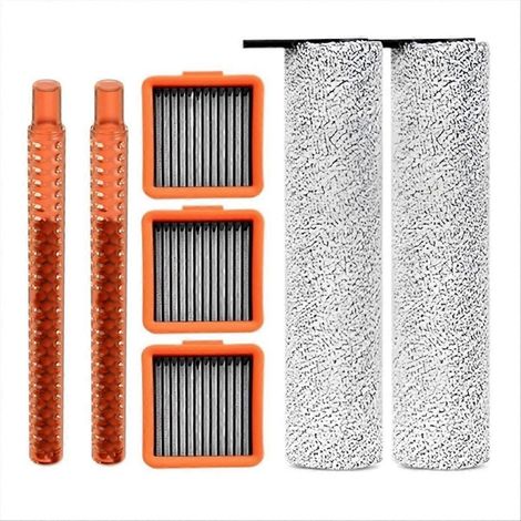Accessoires pour autolaveuses de sols 2.0 D5 D100 D100Pro V8 : brosse à rouleau, filtre HEPA et pièces de rechange (1/5)