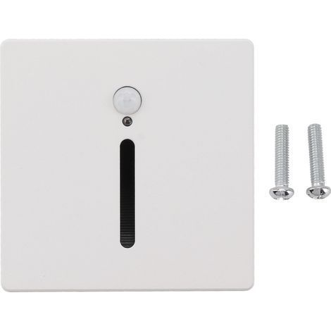Éclairage d'escalier LED encastré 3W avec détecteur de mouvement ou capteur crépusculaire, 4000K, 110-240V, pour placard, couloir ou intérieur. (1/5)