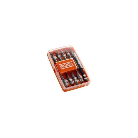 Puntas Atornillar 1/4 ALYCO ORANGE Juego 10 Pz