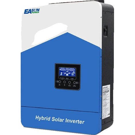 Inversor solar fuera de la red, salida de onda sinusoidal pura, opciones de carga eficientes, 6,2 kW 48 V WiFi (1/2)