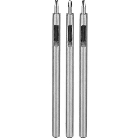3 perforatrices droites de 0,5 mm, 1 mm et 1,5 mm