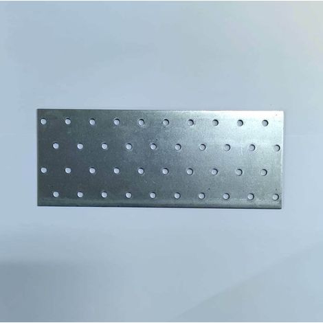 Piastra di giunzione dritta per legno in acciaio zincato a caldo di varie misure dimensione disponibile: mm 80 x 200 - 1 pz