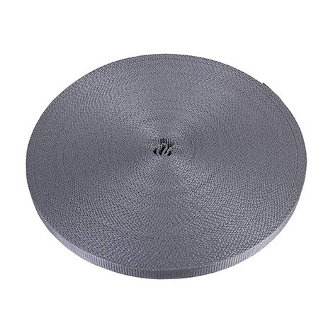 Rollo de 50 metros de cinta para persiana de 18mm de ancho color gris (1/2)