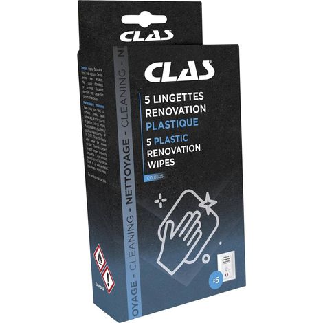 5 lingettes renovation plastique- CO 0505 - CLAS Equipements